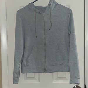 Thin light gray jacket